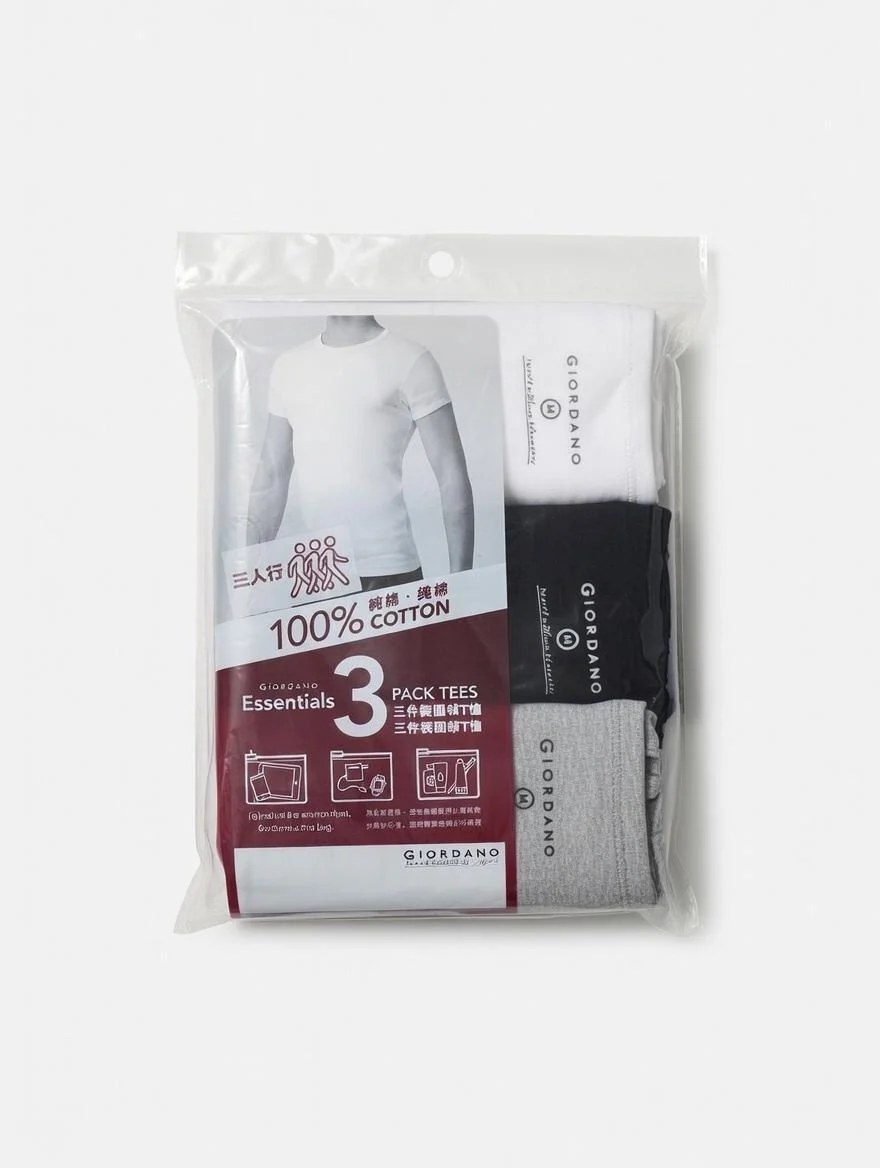 Crewneck Undershirt Three-Pack