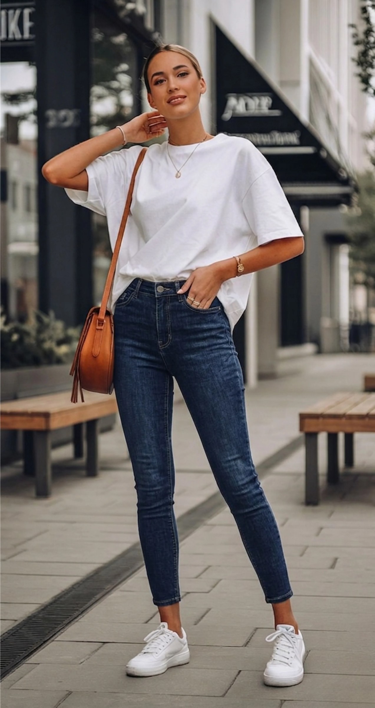 High-Rise Slim-Fit Jeans