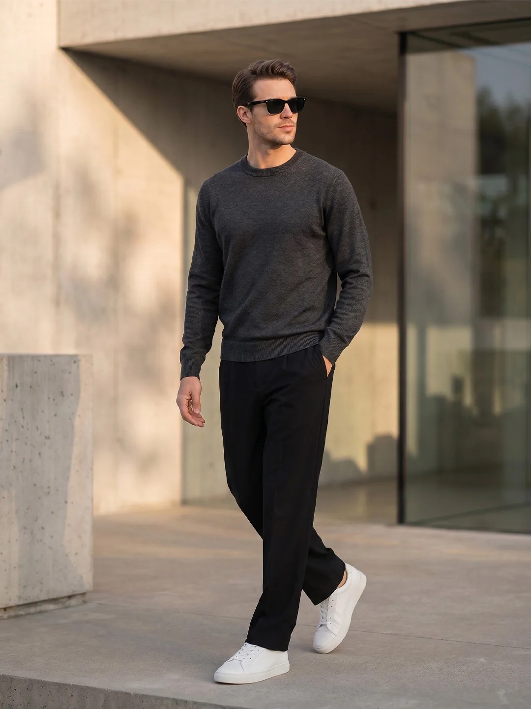 Essential Knit Crewneck Sweater