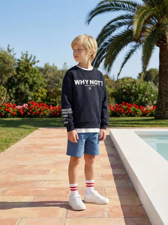 Kids Graphic Crewneck Sweatshirt