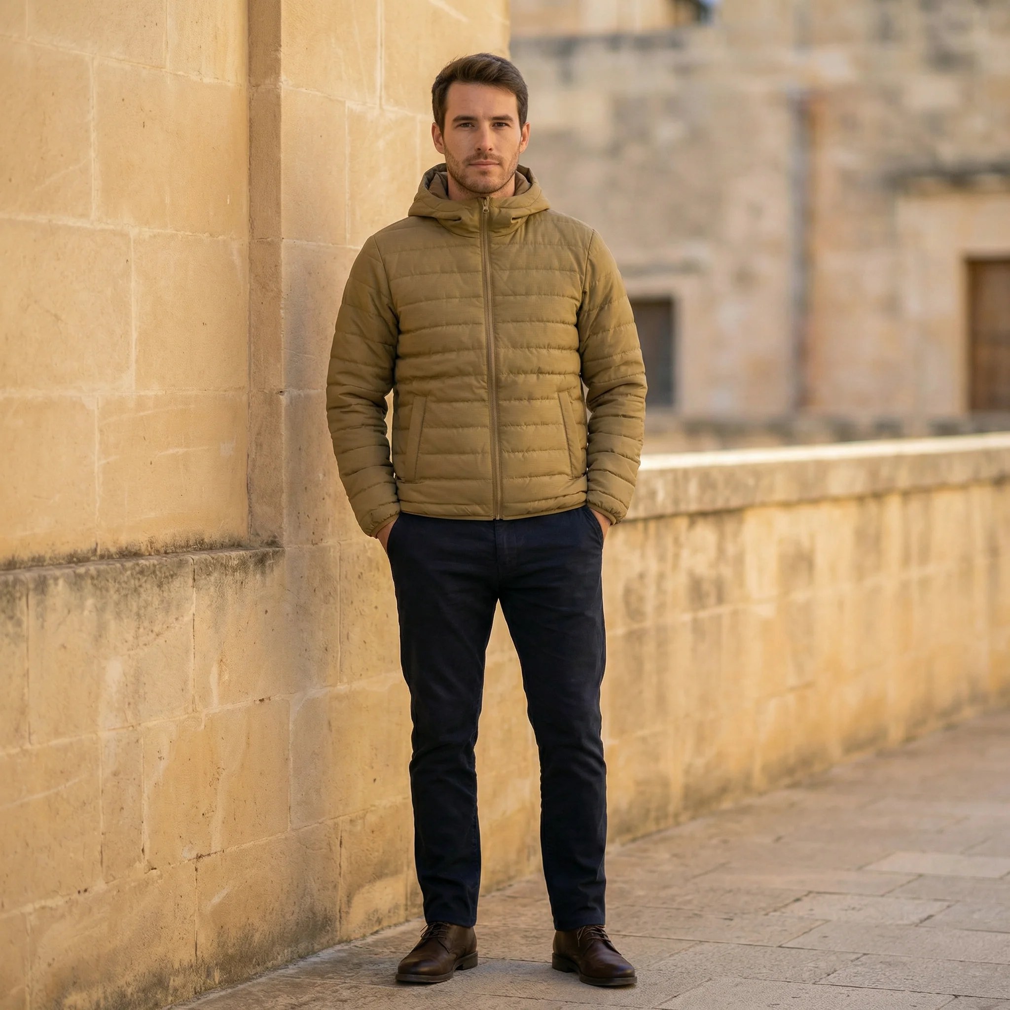 Hooded Quilted Puffer Jacket