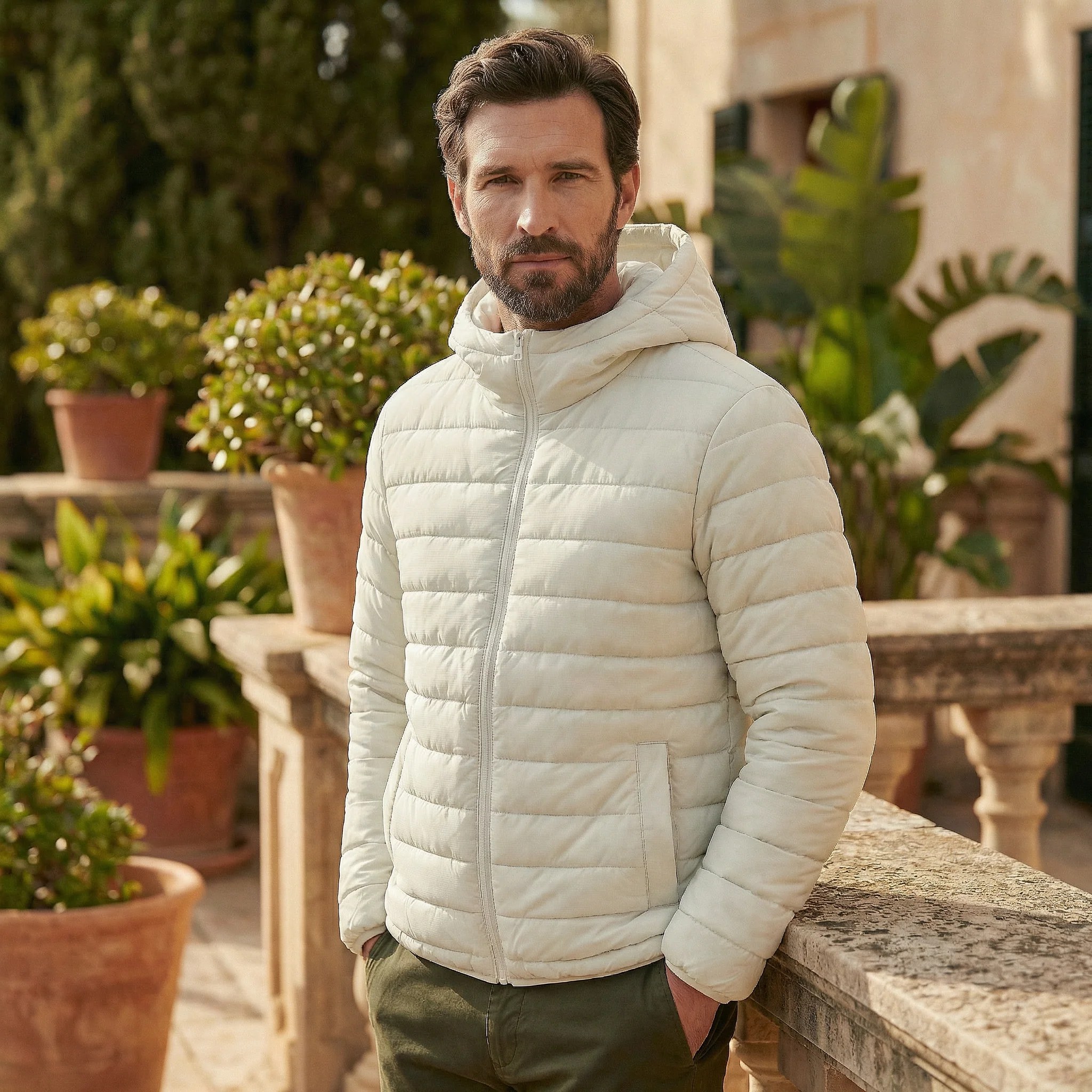 Hooded Quilted Puffer Jacket