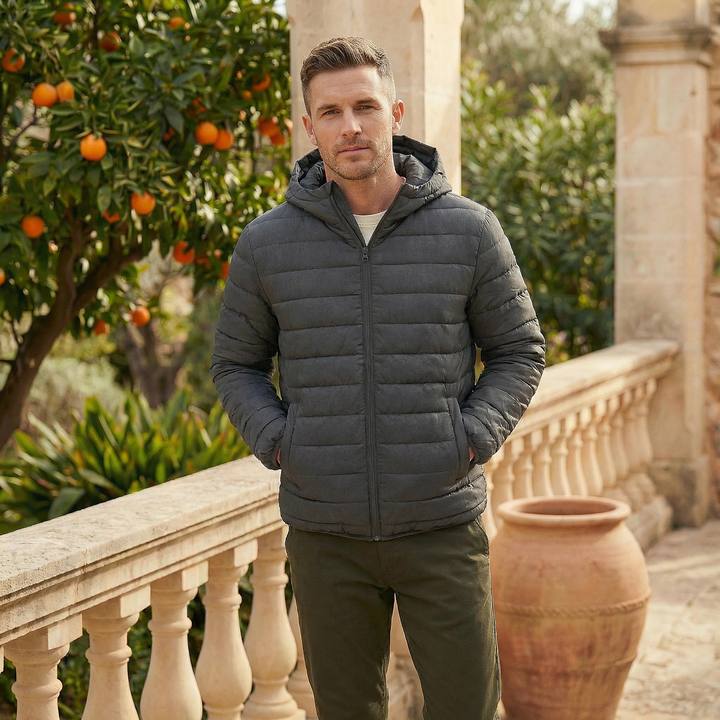 Hooded Quilted Puffer Jacket
