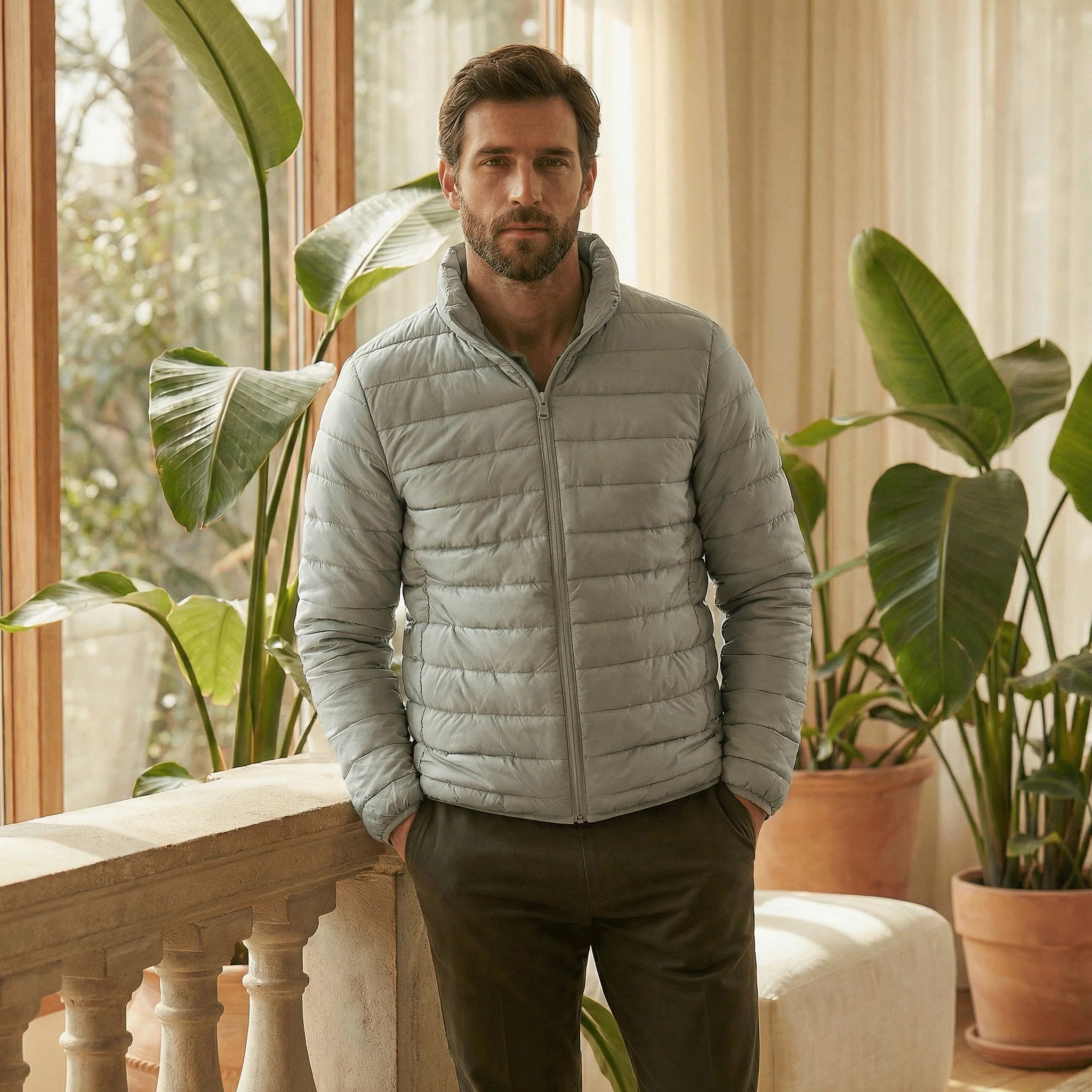 Lightweight Quilted Puffer Jacket