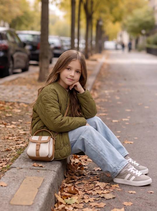 Kids Quilted Lightweight Jacket