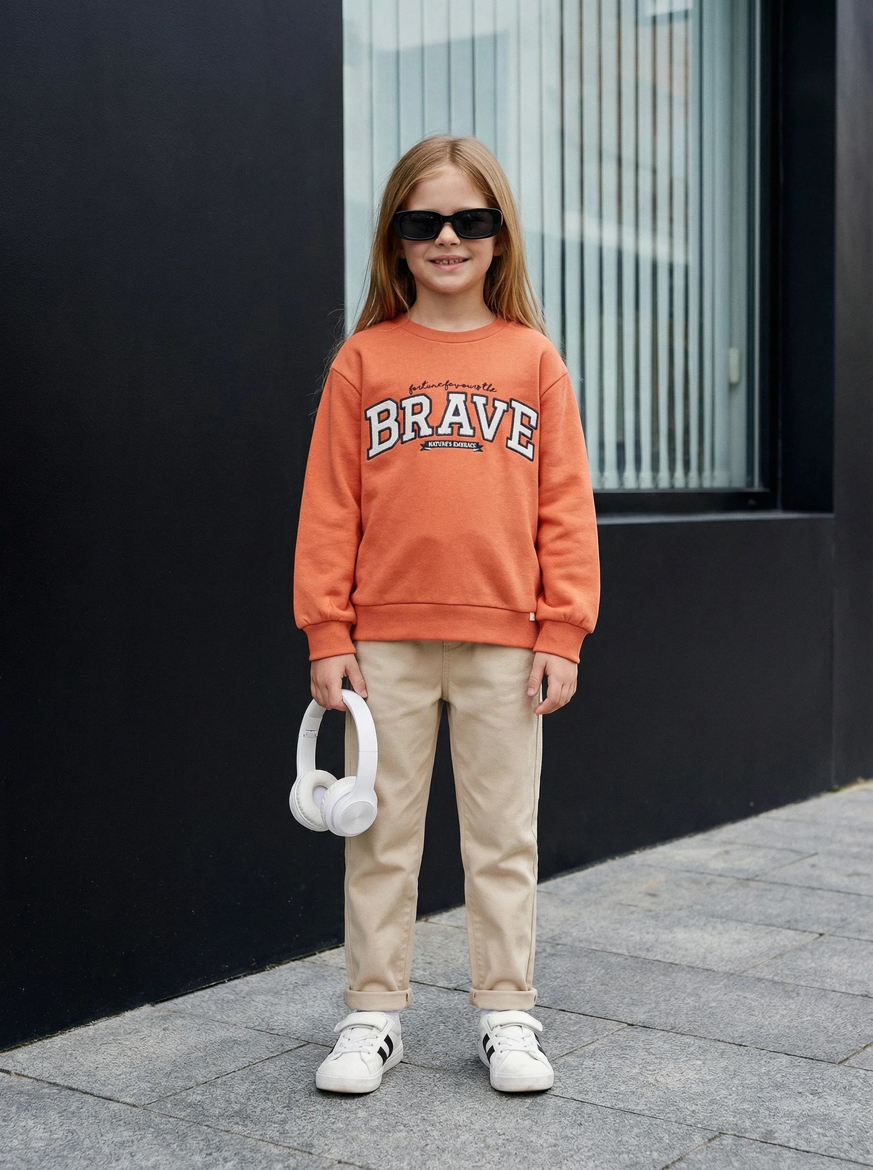 Kids Graphic Crewneck Sweatshirt