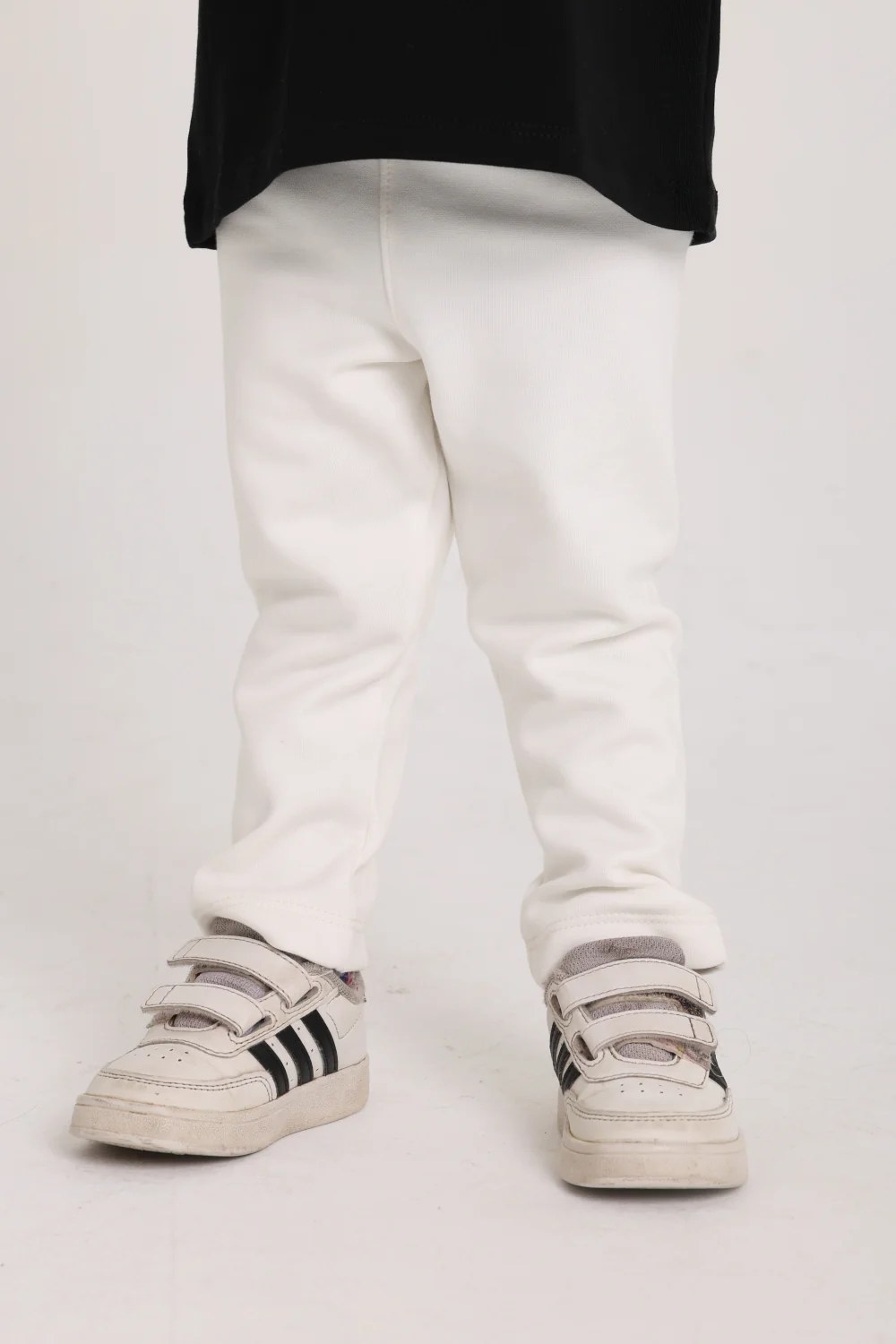 unisex interlock fur leggings – offwhite