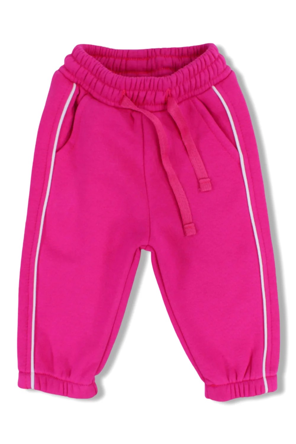 baby girls cotton sweatpants – fuchsia