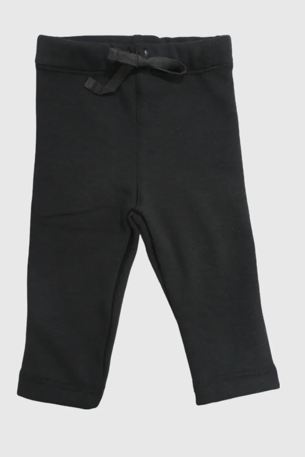 unisex black fleeced leggings