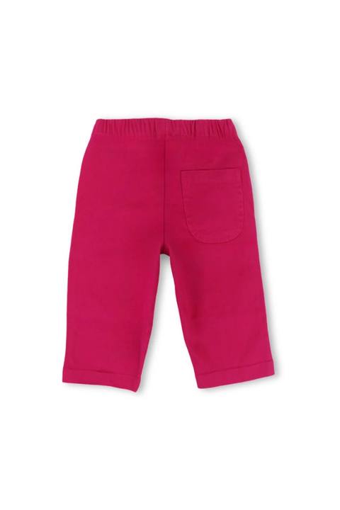 baby girls gabardine pants – fuchsia
