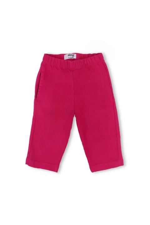 baby girls gabardine pants – fuchsia