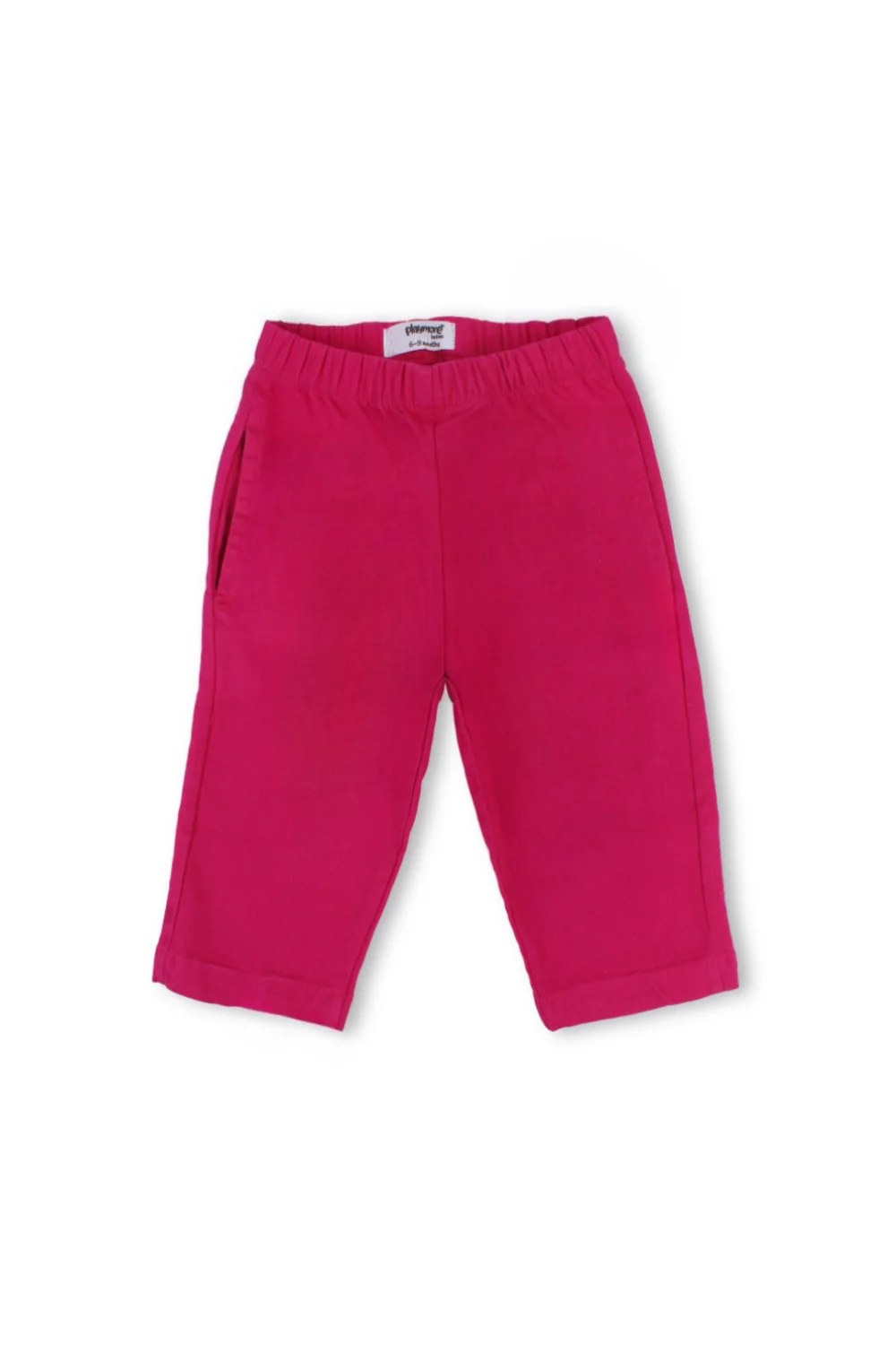 baby girls gabardine pants – fuchsia