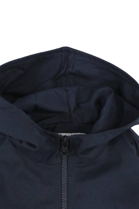 baby boys waterproof hooded jacket – navy