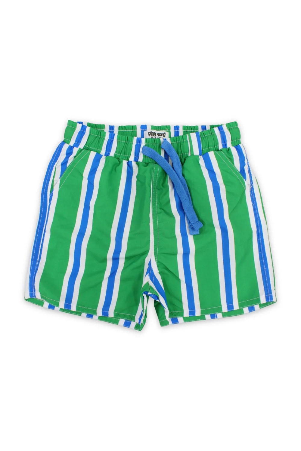 boys swimsuit short – green & blue