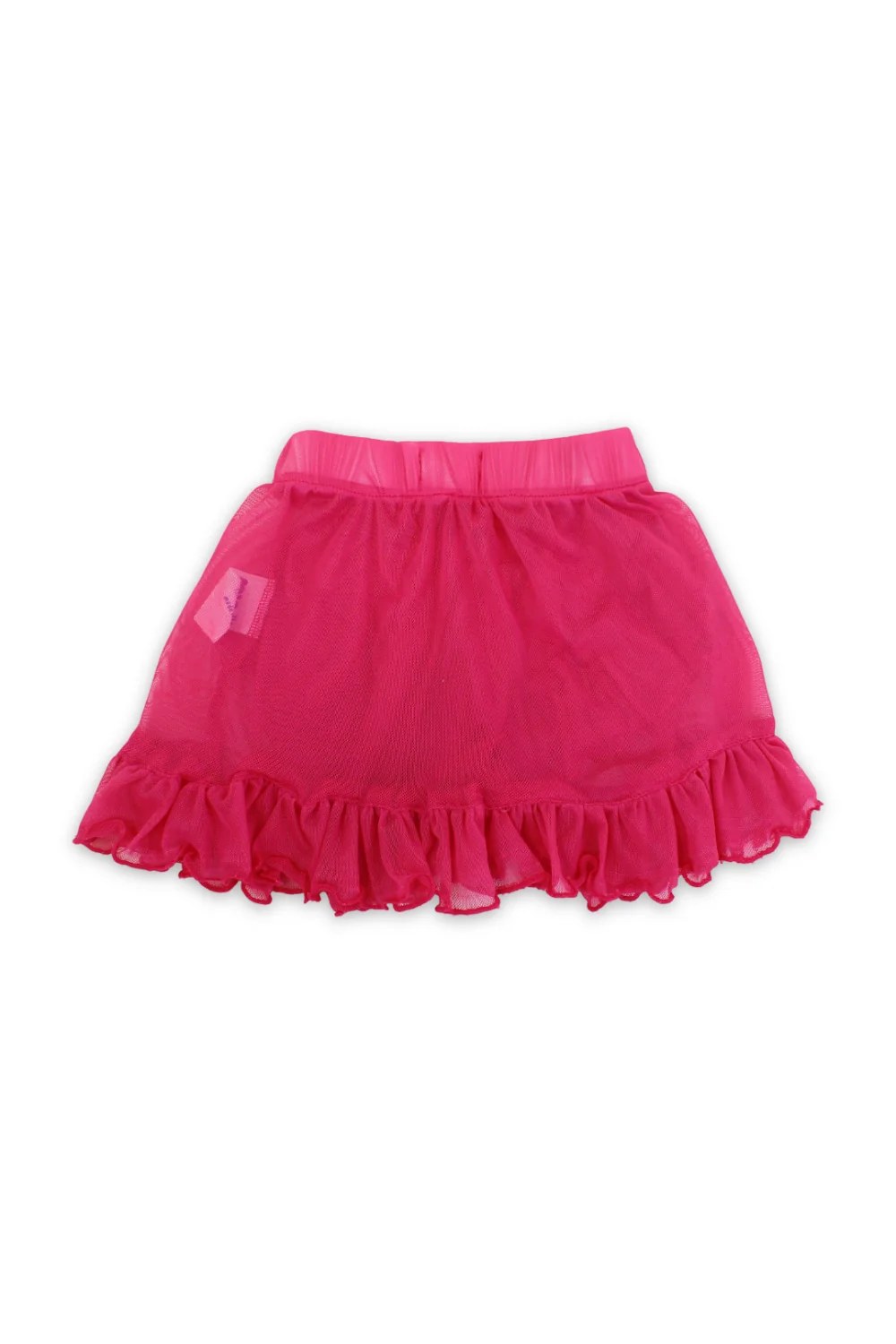 baby girls tulle beach cover-up – fuchsia