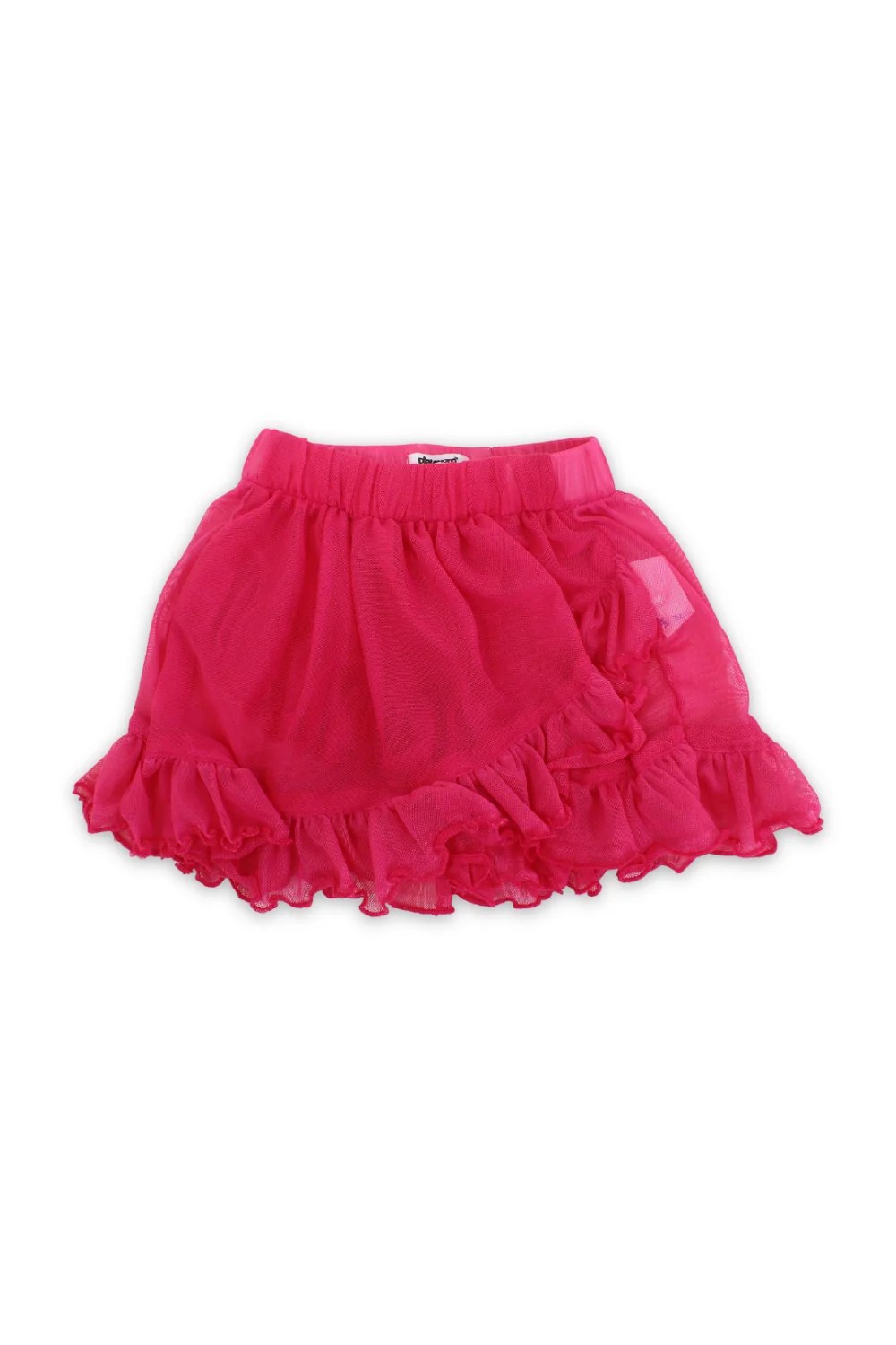 baby girls tulle beach cover-up – fuchsia