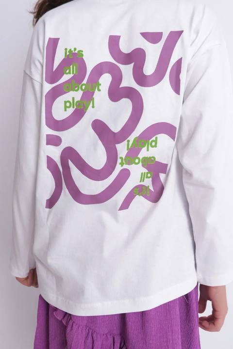 "it's all about play" long-sleeved t-shirt