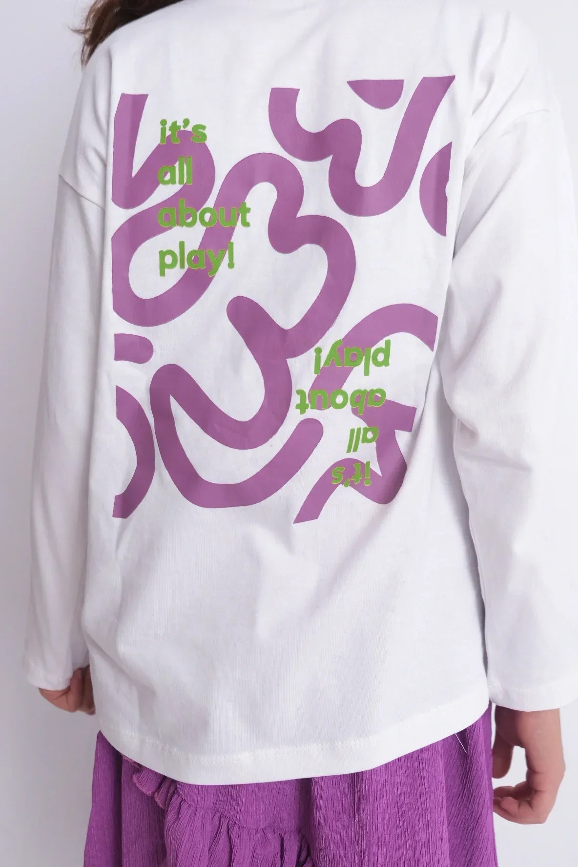 "it's all about play" long-sleeved t-shirt