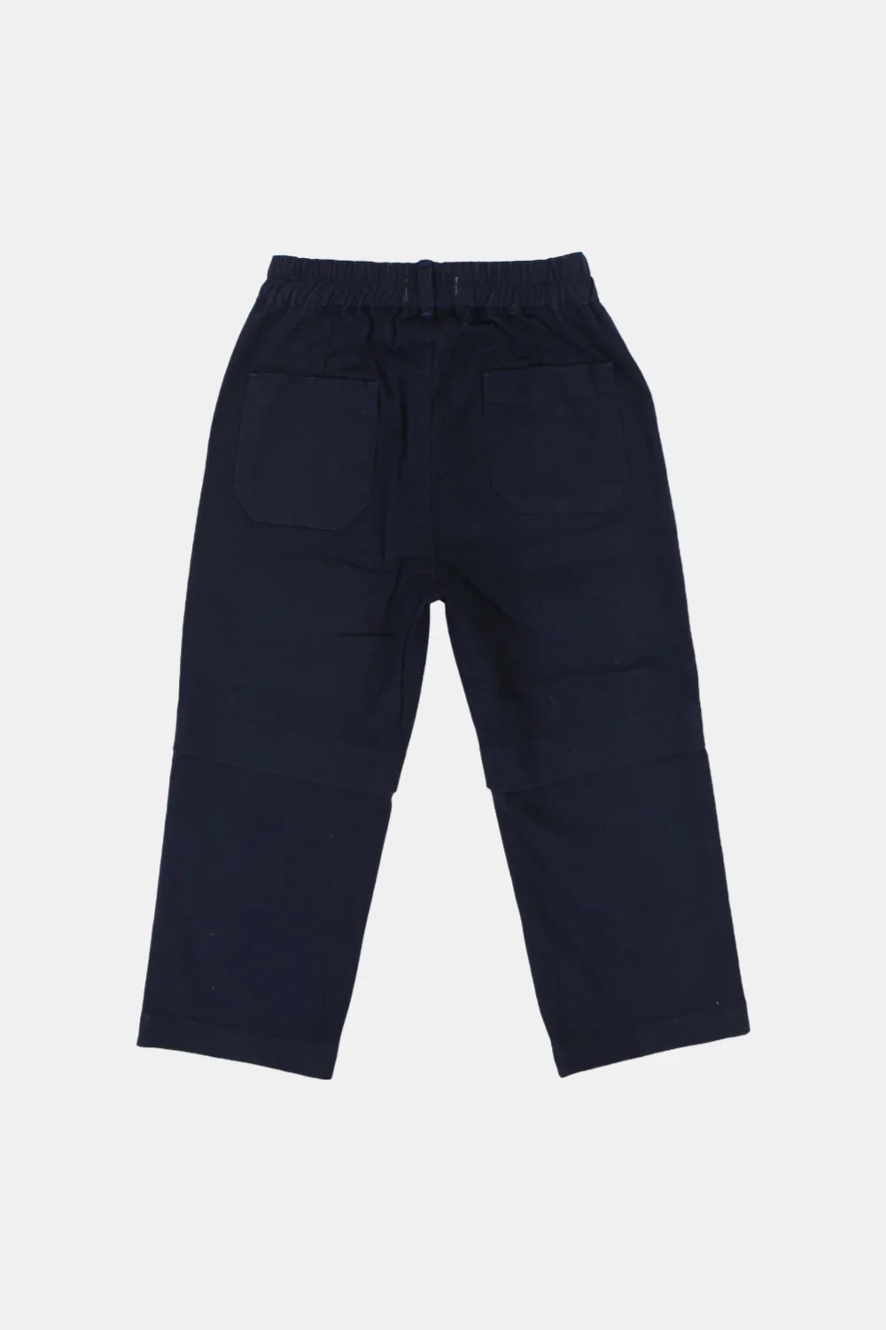 unisex baby gabardine pants - navy