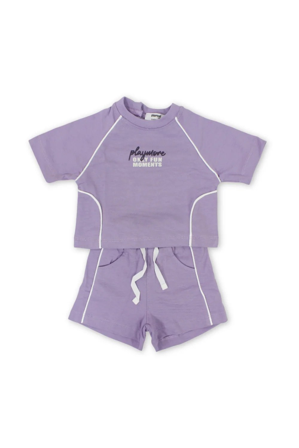 unisex baby 2-piece outfit set – purple