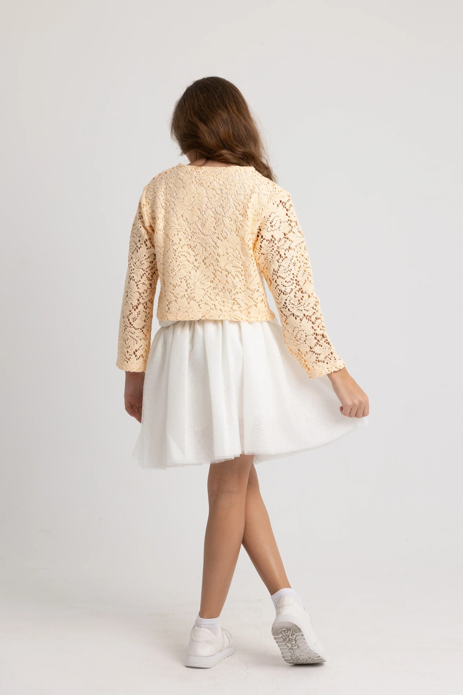 baby girls tulle skort – offwhite