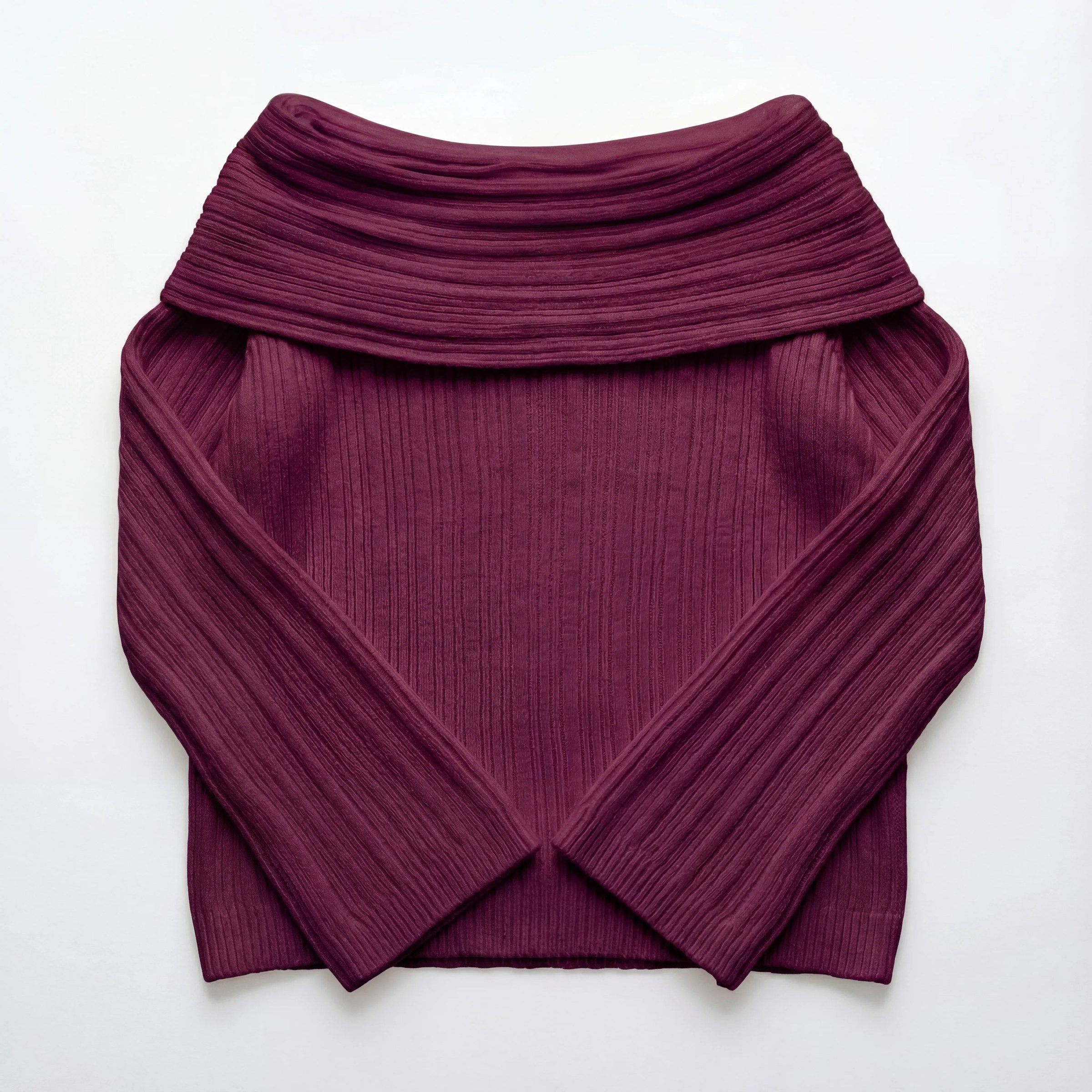 Knitted Off-Shoulder Sweater