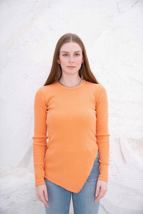 Gumus LongSleeve V Cut Pure Cotton Top