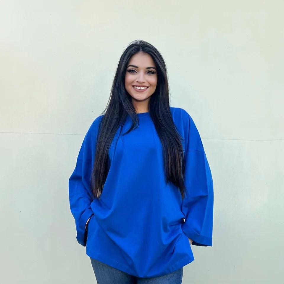 Gumus Oversized Cotton Crewneck