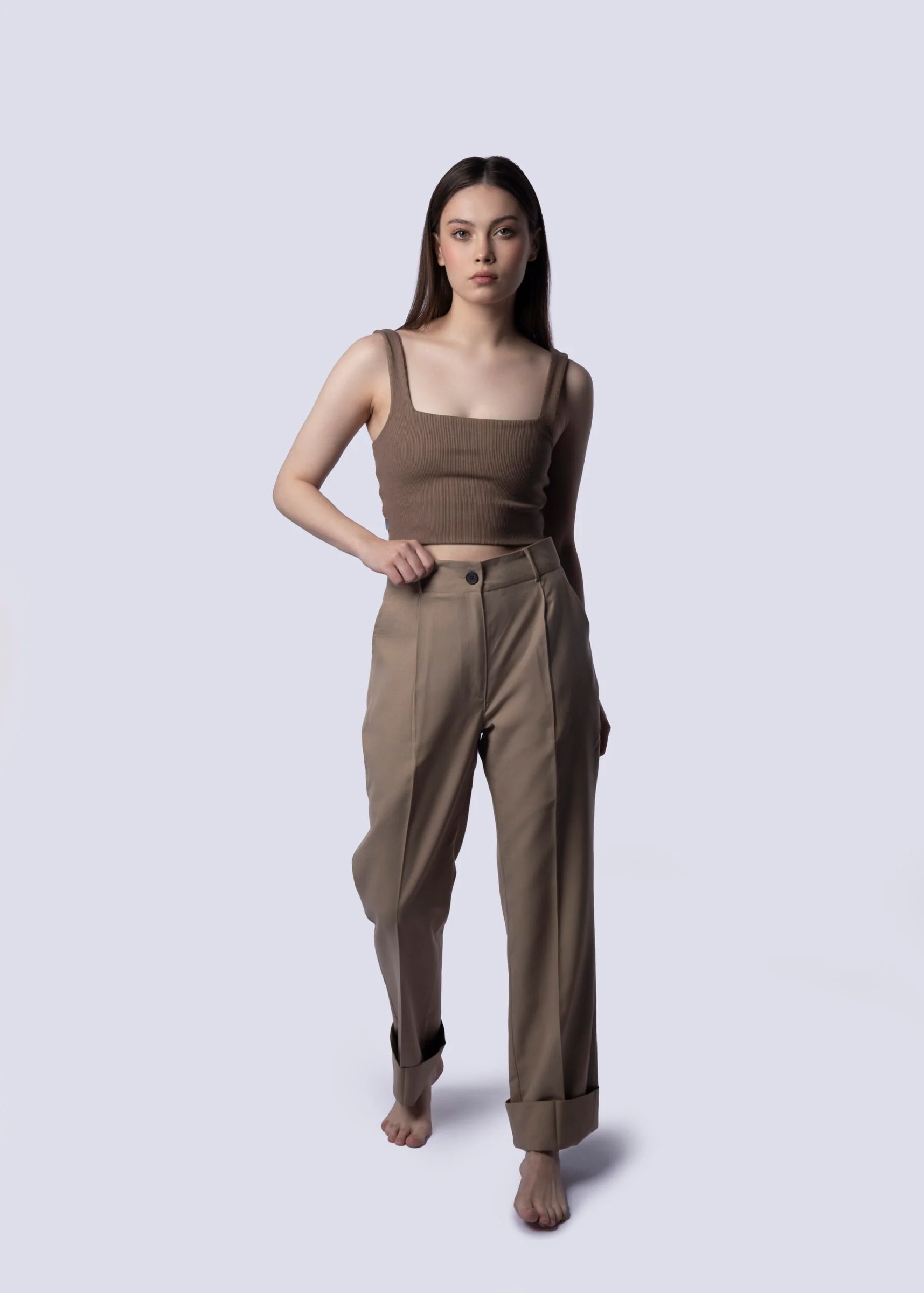 Beige Short-Pants