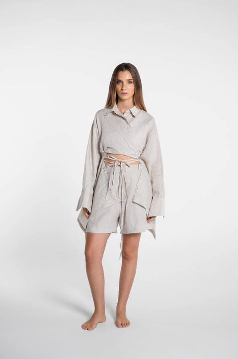 Beige Dress Shirt