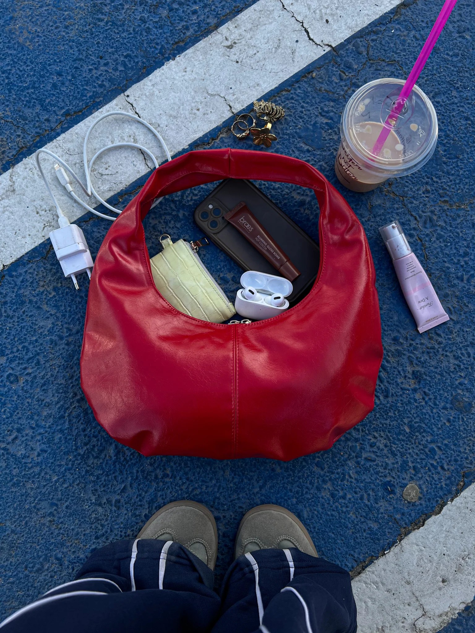 MICRO HALO BAG RED