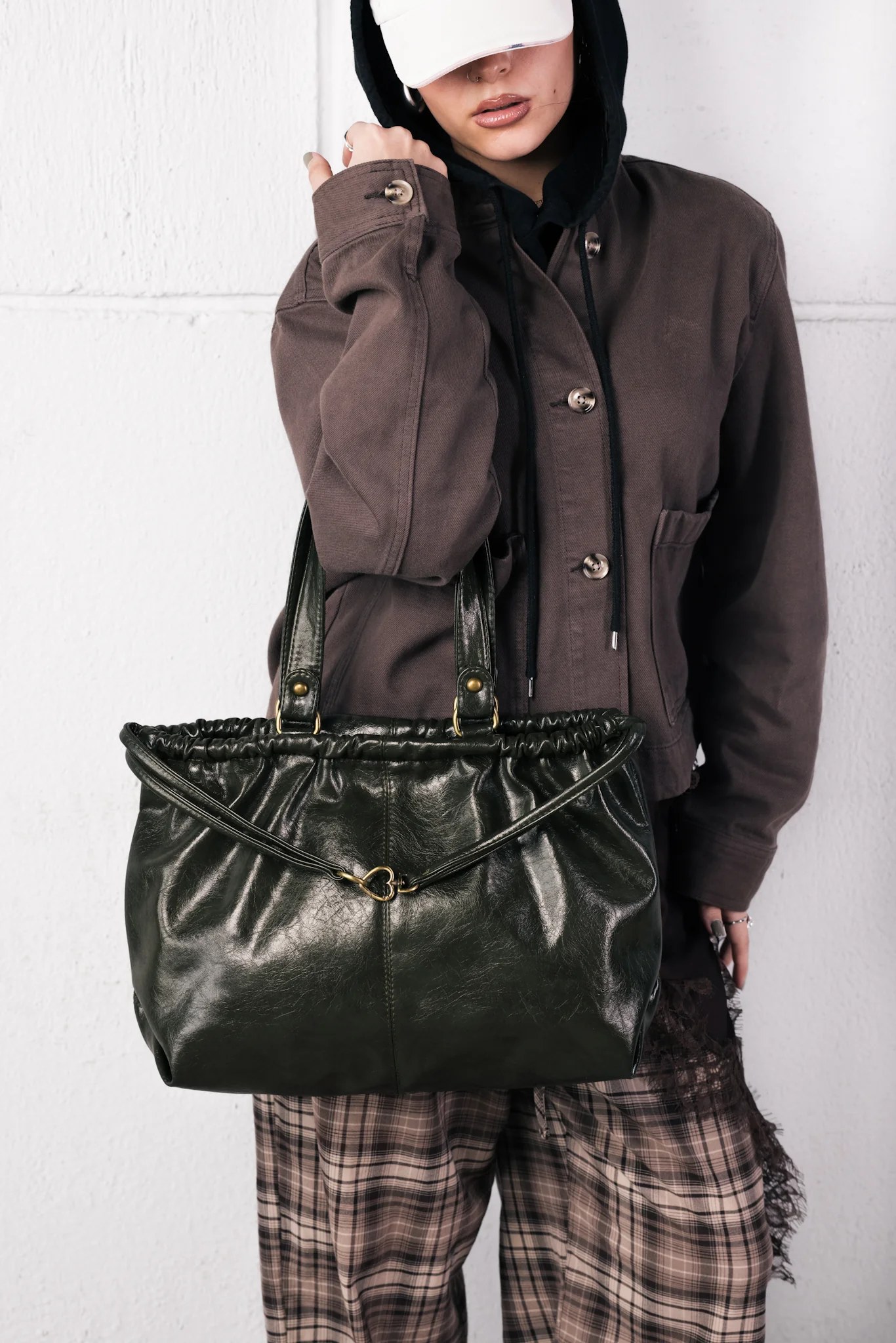 SCRUNCH BAG OLIVE