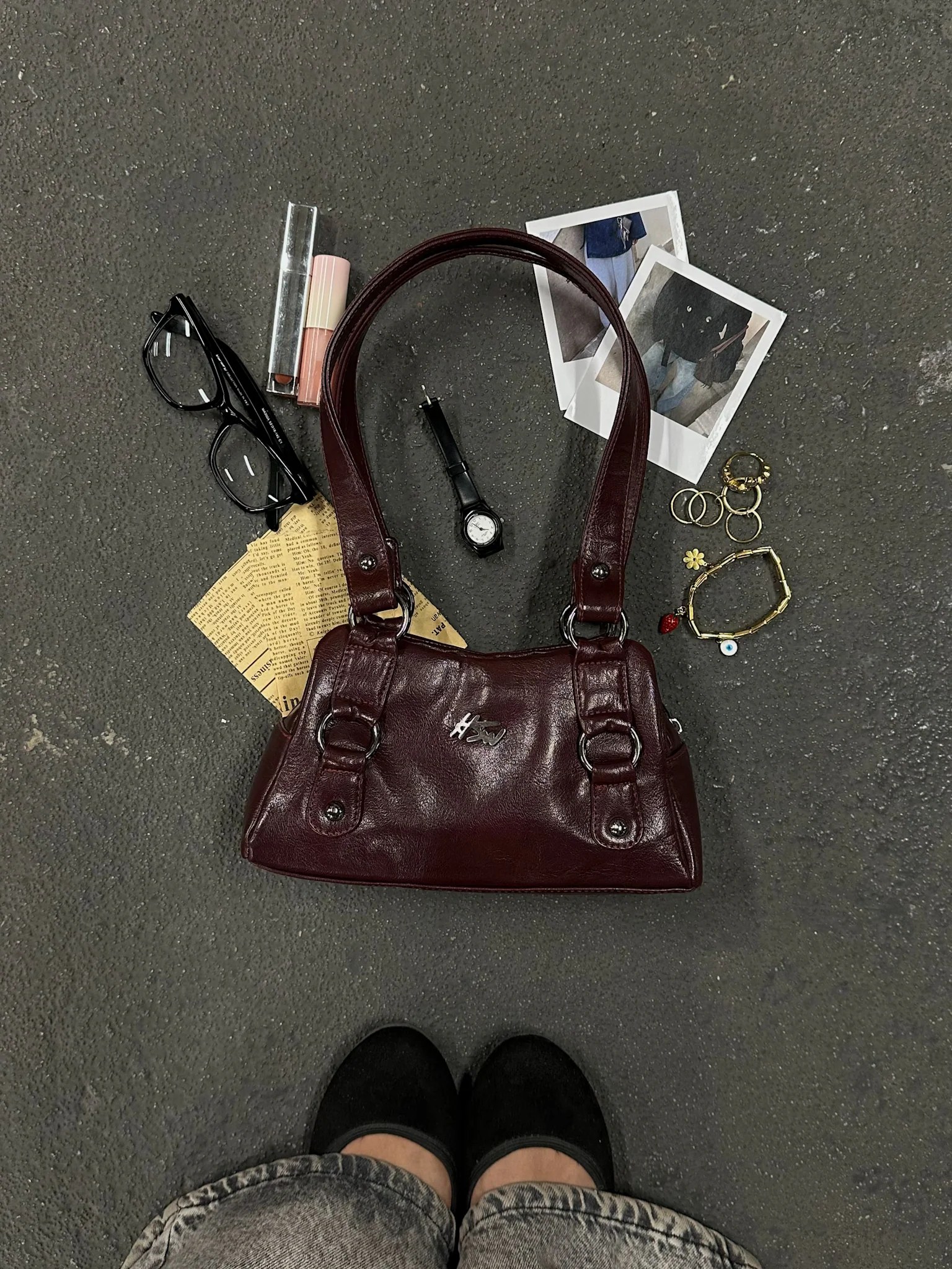 MUSE BAG BURGUNDY