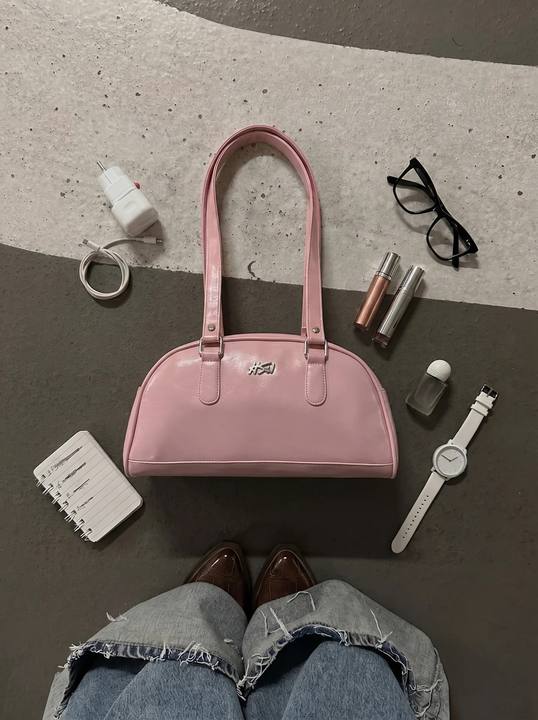 BOWLER BAG BABY PINK