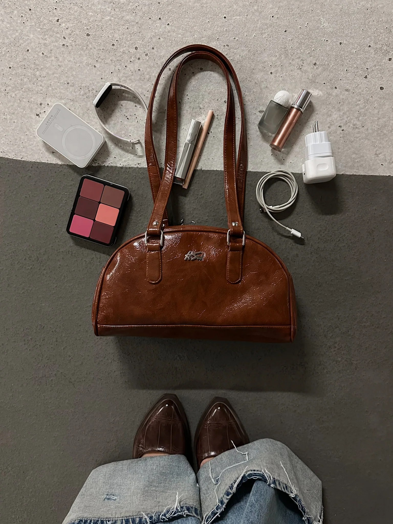 BOWLER BAG CARAMEL