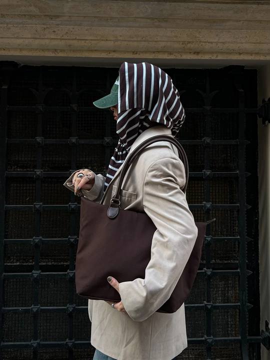 SHOPPER BAG BROWN