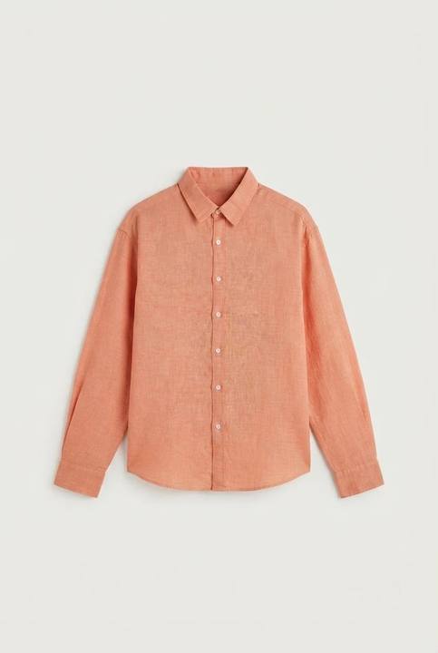 Brick linen shirt