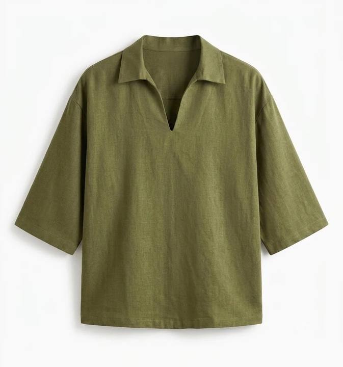 Olive linen set