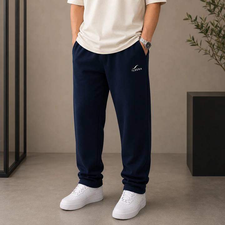 ILEERA® Premium Cotton Tapered Fit Jogger Sweatpants
