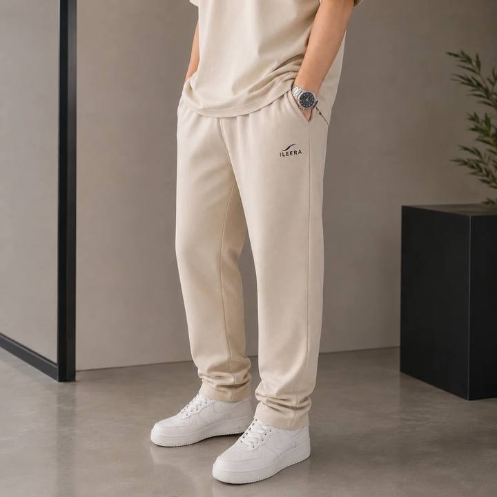 ILEERA® Premium Cotton Tapered Fit Jogger Sweatpants