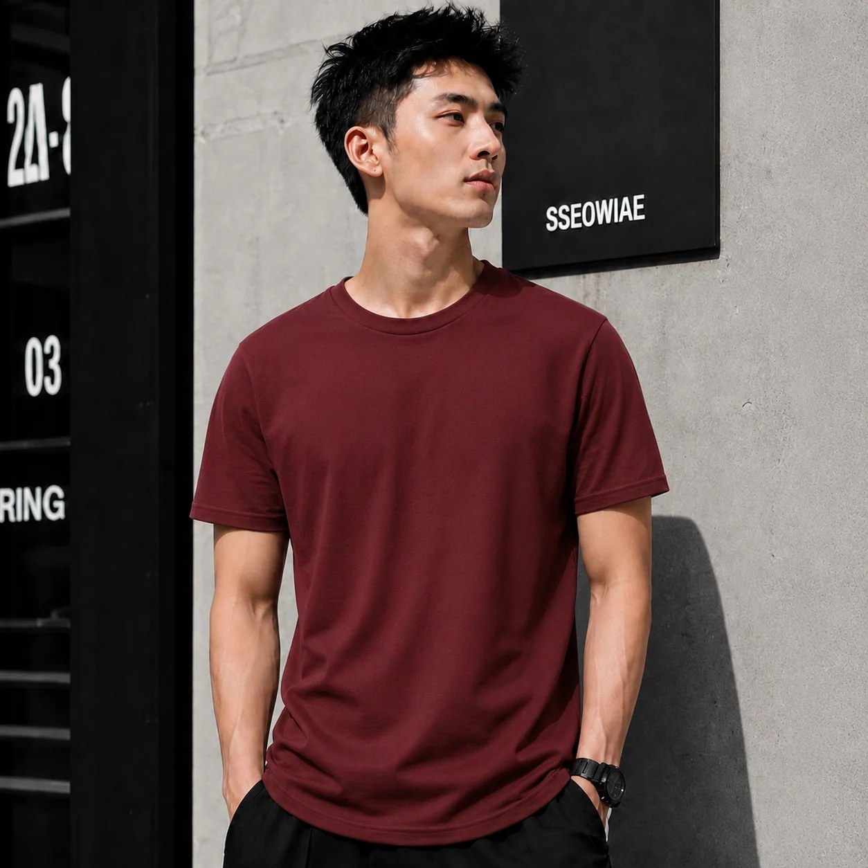 ILEERA® Premium Cotton Regular Fit T-Shirt