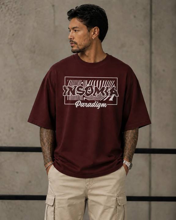 ILEERA® Premium Cotton Oversized Insomnia Paradigm T-Shirt