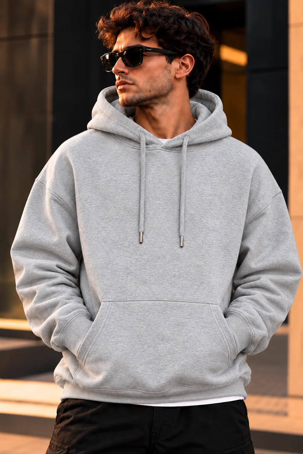 ILEERA® Premium Cotton Oversized Essential Hoodie