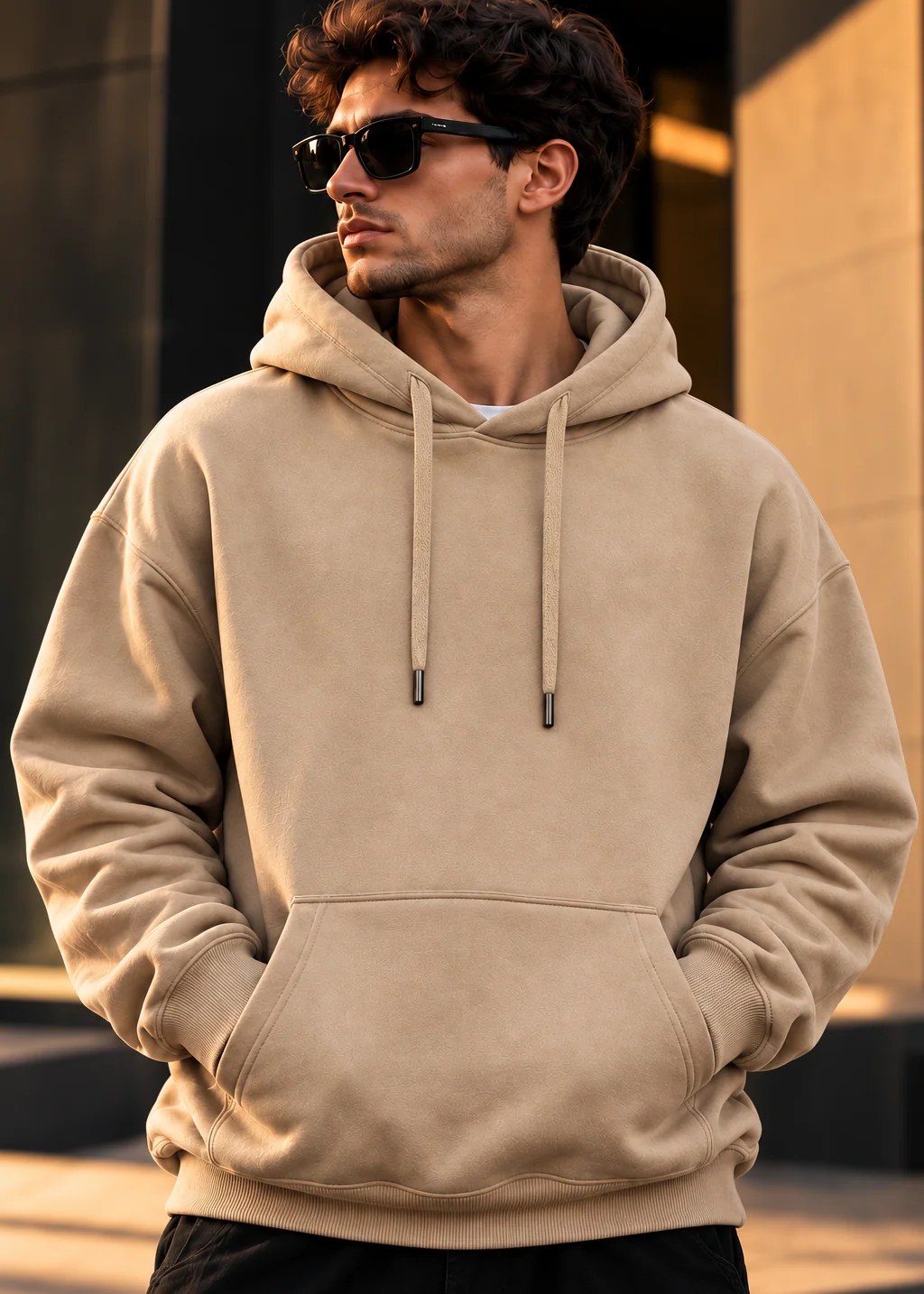 ILEERA® Premium Cotton Oversized Essential Hoodie