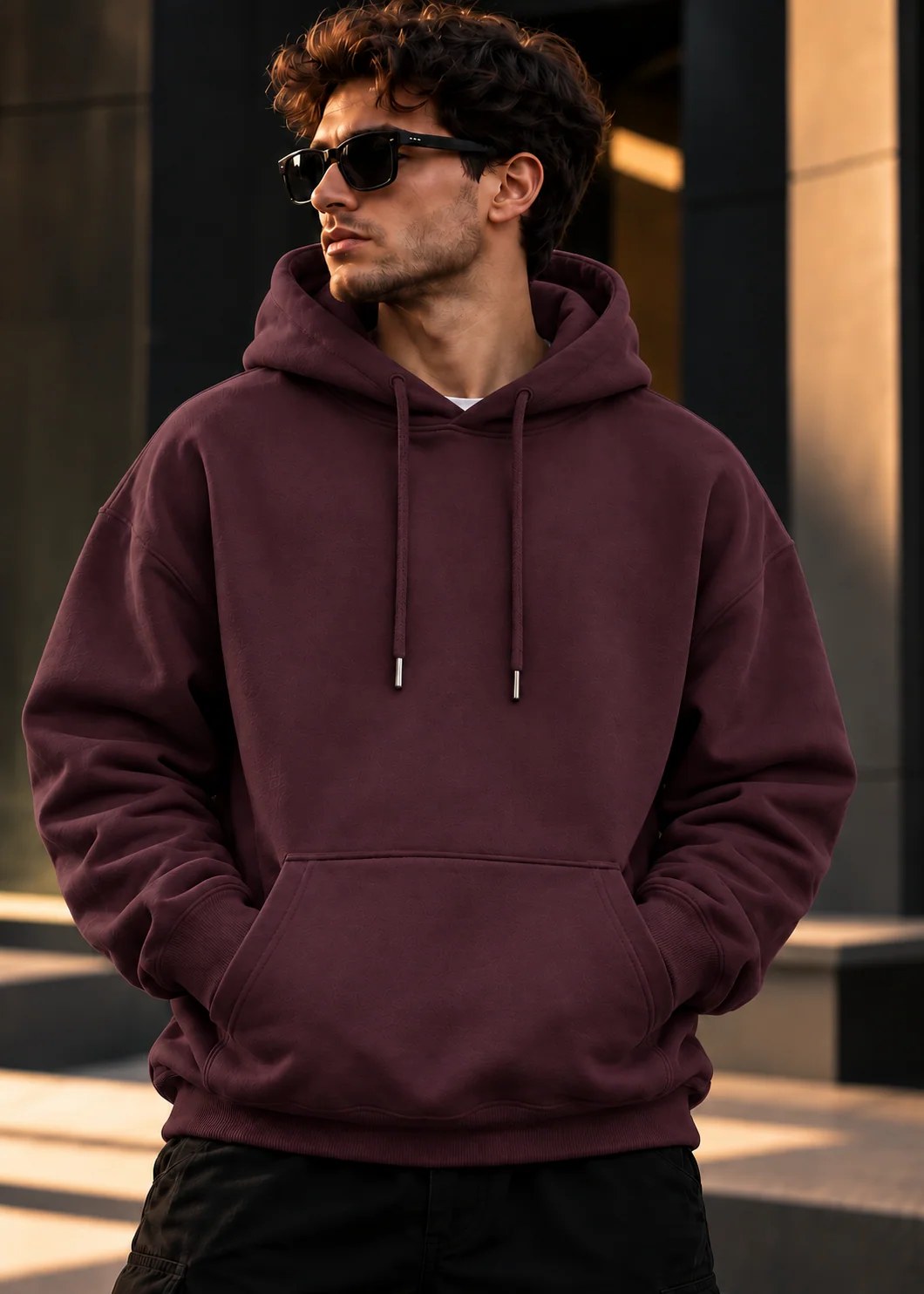 ILEERA® Premium Cotton Oversized Essential Hoodie