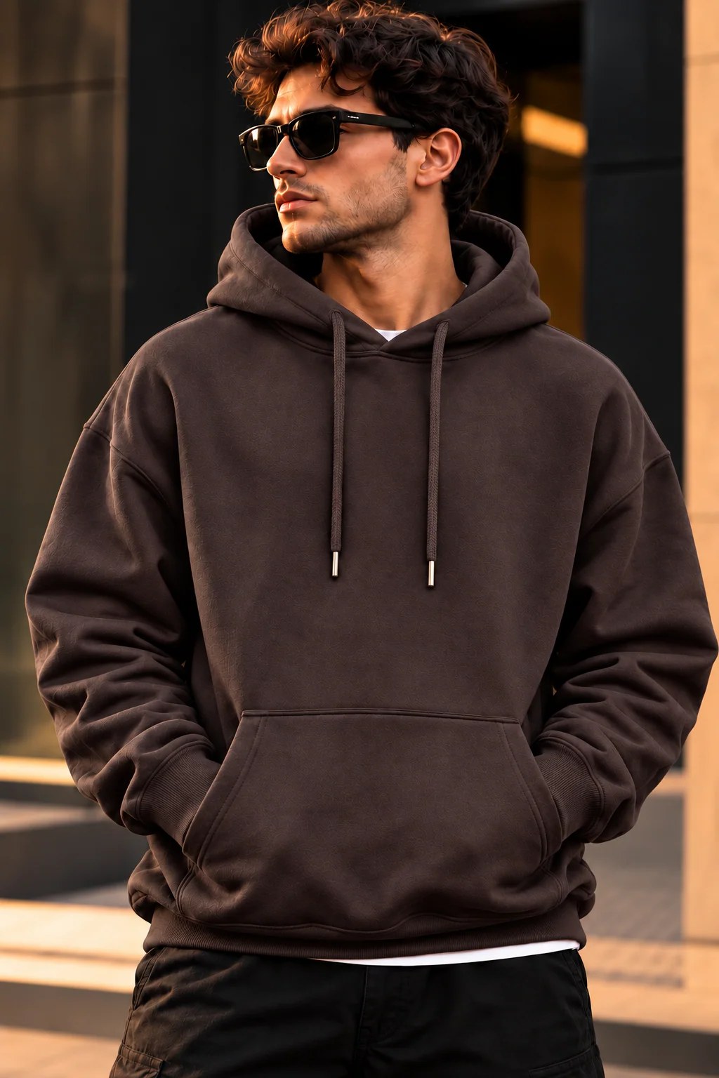 ILEERA® Premium Cotton Oversized Essential Hoodie