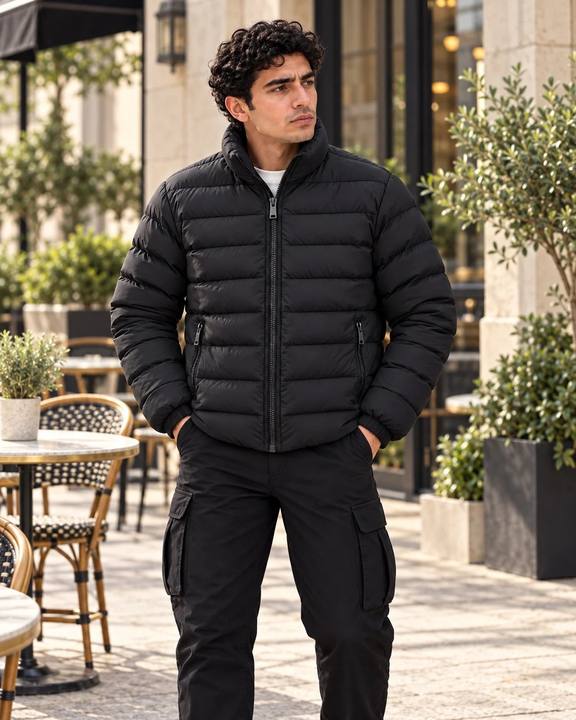 ILEERA® Classic Quilted Zip-Pocket Puffer Jacket