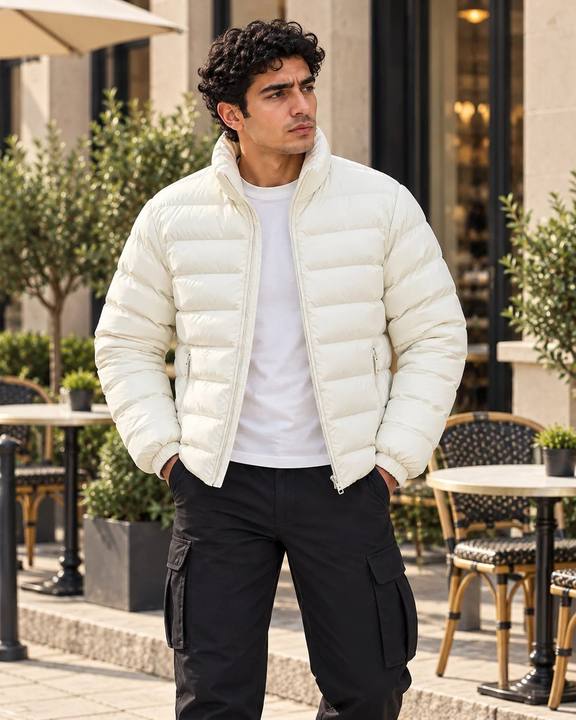 ILEERA® Classic Quilted Zip-Pocket Puffer Jacket