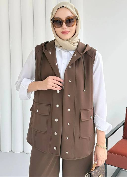 طقم كاجوال أنيق قطعتين بتصميم عملي ولمسة عصرية للخروجات اليومية S77