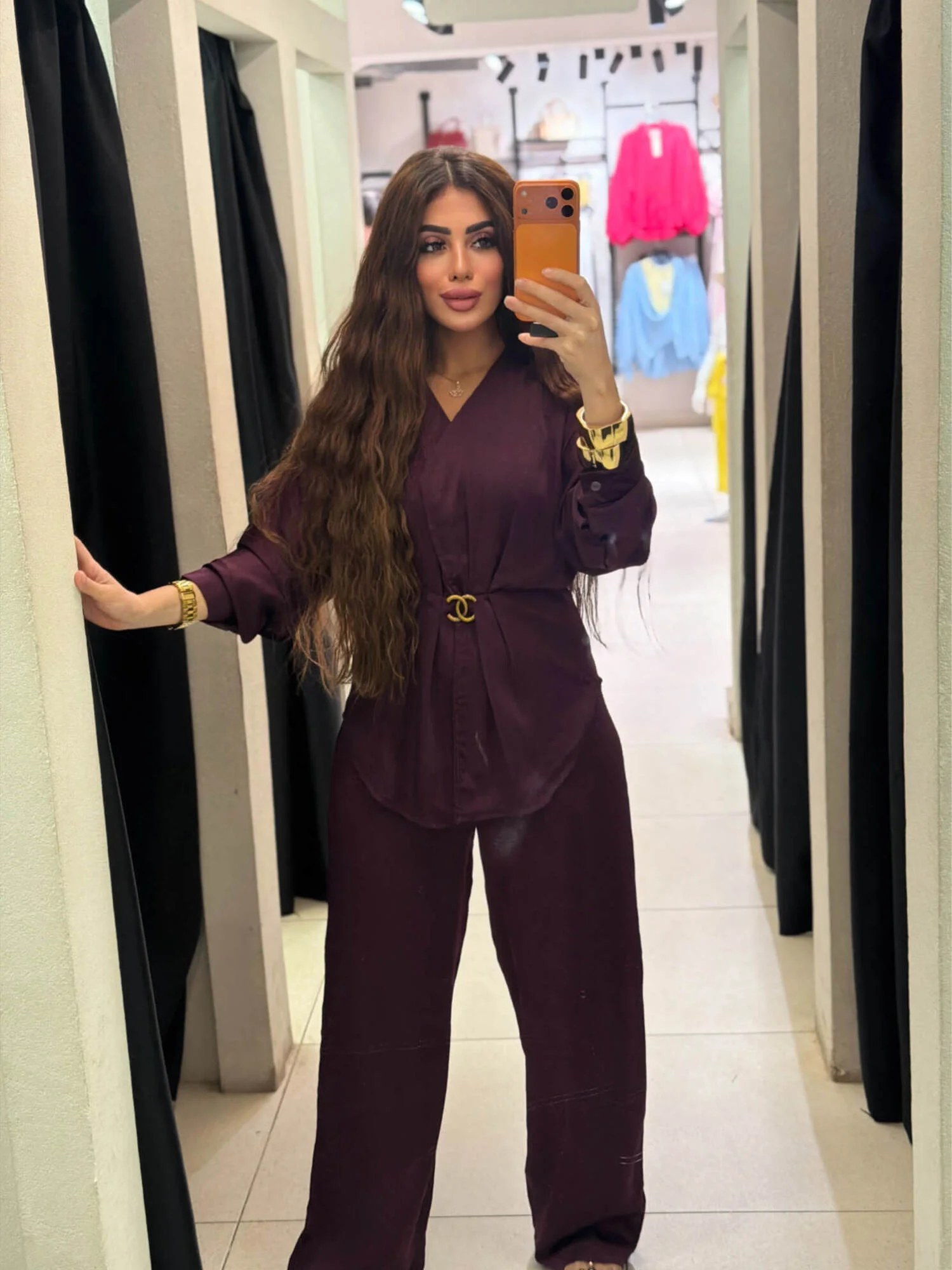 Satin Suit – Free Size